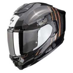 Casco Integrale Scorpion Exo-1500 Carbon Air Zity Nero Rame