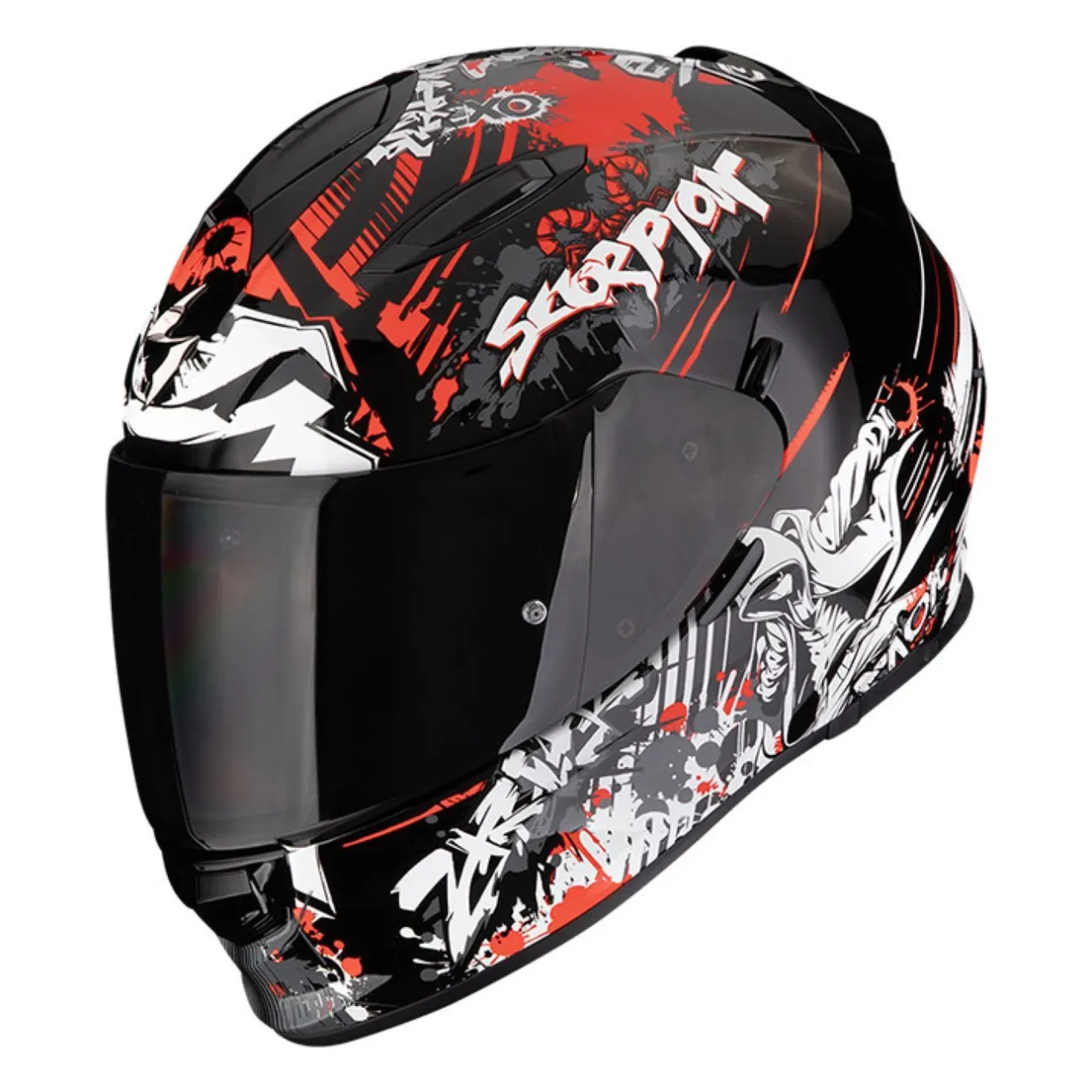 Casco Integrale Scorpion Exo-491 Spector Nero Rosso