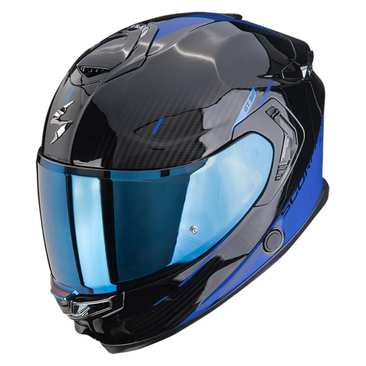 Casco Integrale Scorpion Exo-gt Sp Air Asphalt Nero Blu