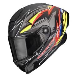 Casco Integrale Scorpion Exo-race Air Move On Nero Rosso Giallo Opaco