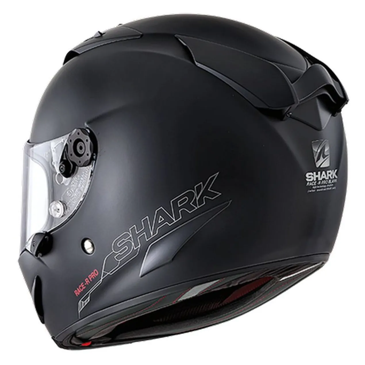Casco Integrale Shark Race-r Pro Blank Mat Black Mat