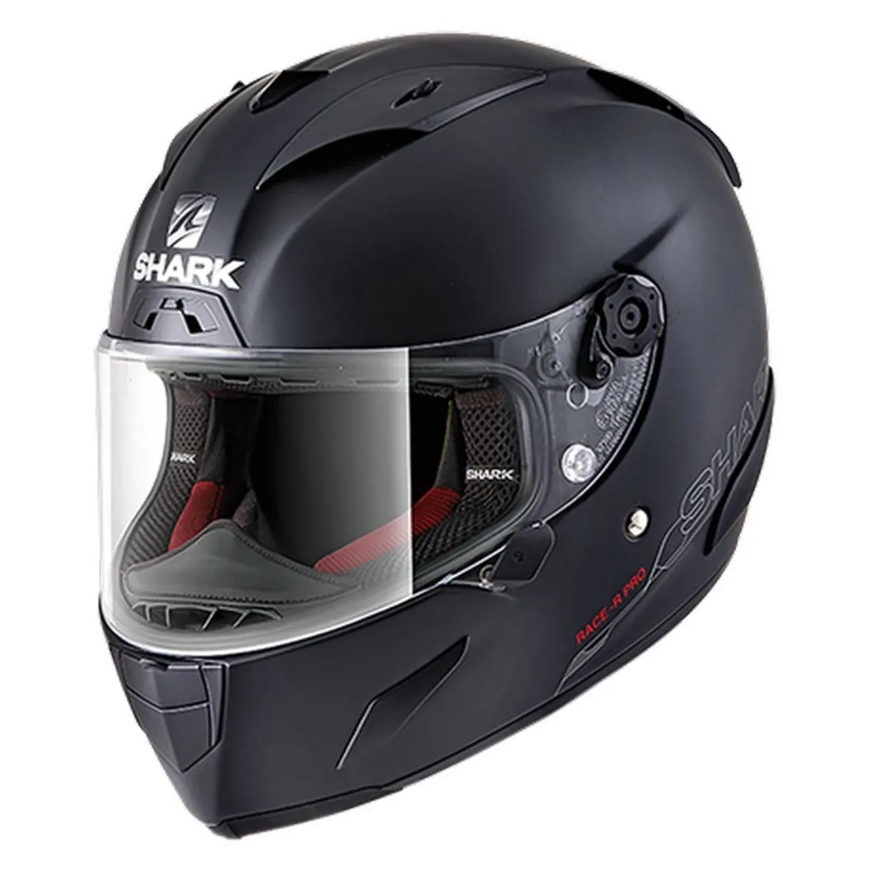Casco Integrale Shark Race-r Pro Blank Mat Black Mat