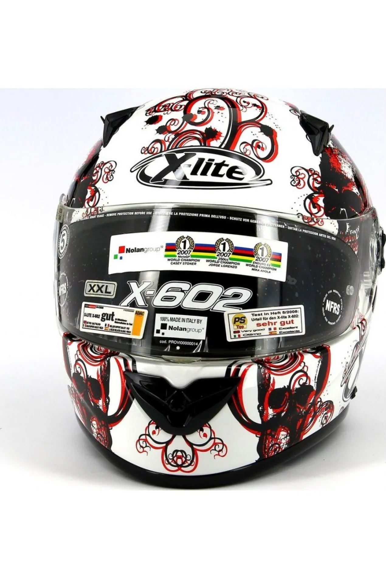 Casco Integrale X-lite X-602 Poison N-com Rosso
