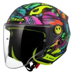 Casco Jet Bambino Ls2 Of622 Funny II Joy Black