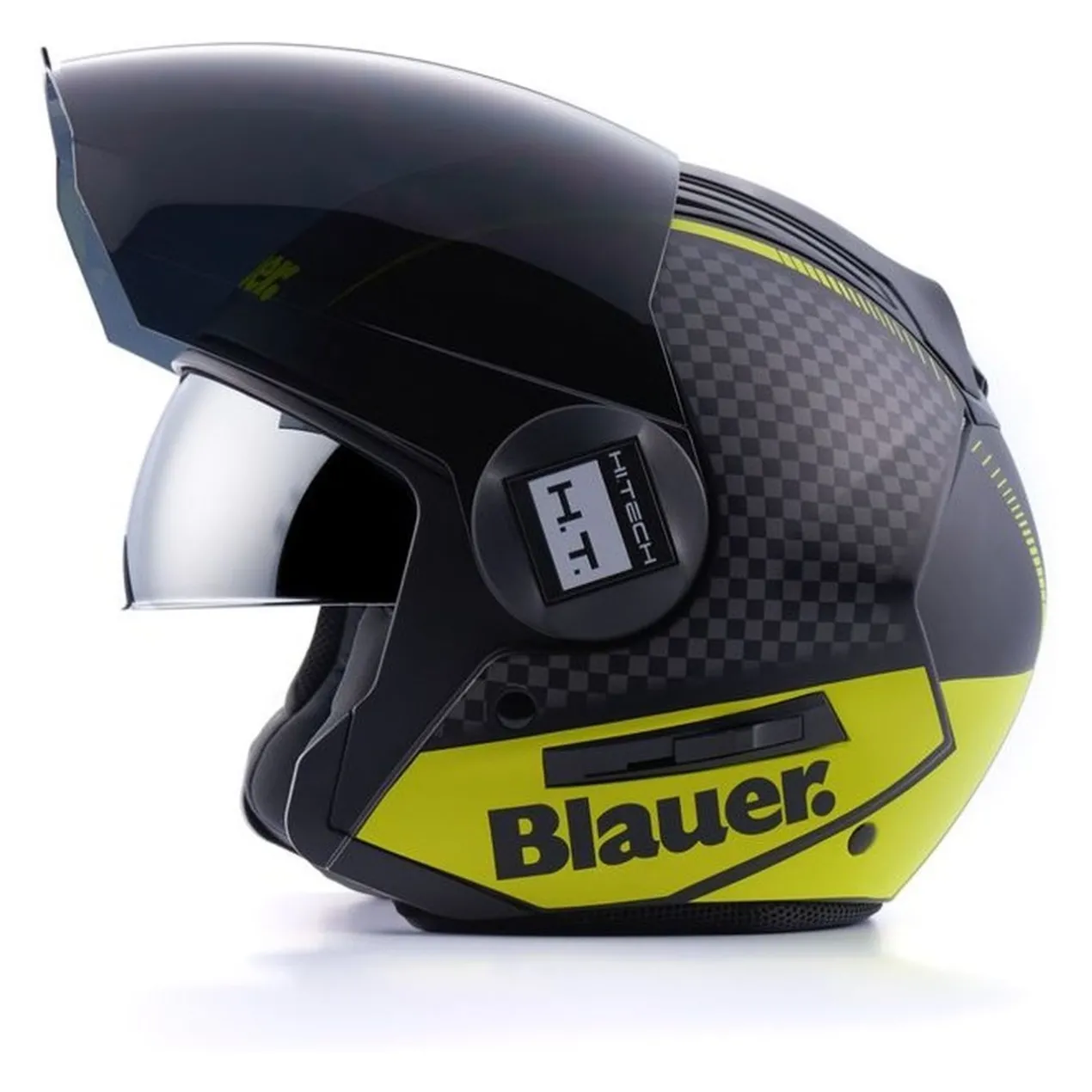 Casco Jet Blauer Real Ht B Graphic Black Matt/titanium/