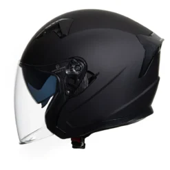 Casco Jet Con Doppia Visiera Mod. 530 Ece 06 Nero Opaco
