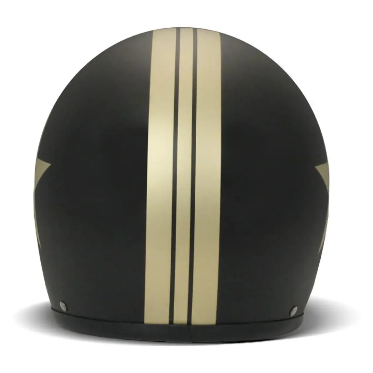 Casco Jet Dmd Retro Color Star Gold