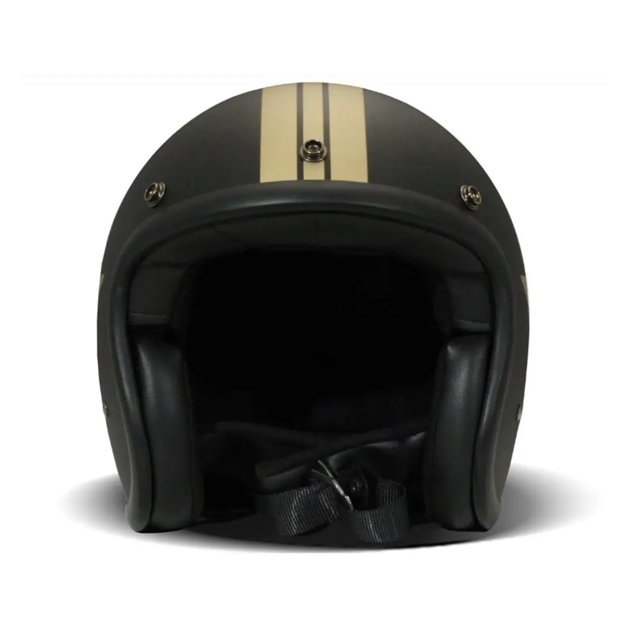 Casco Jet Dmd Retro Color Star Gold