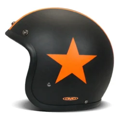 Casco Jet Dmd Retro Color Star Orange