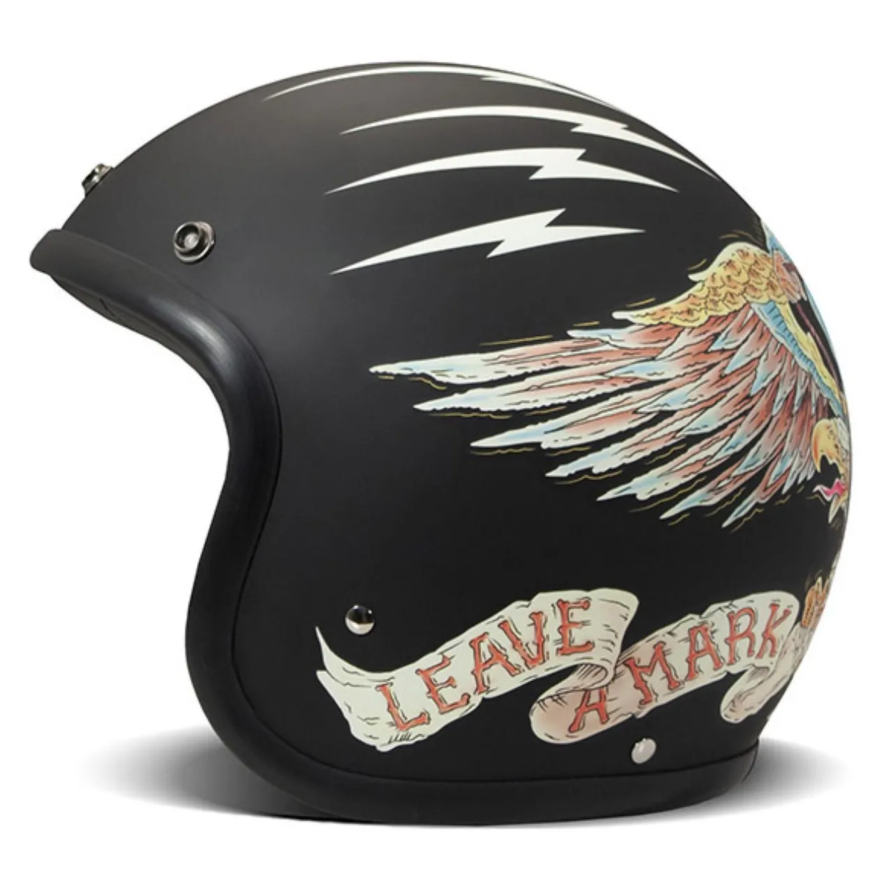 Casco Jet Dmd Retro Graphic Eagle