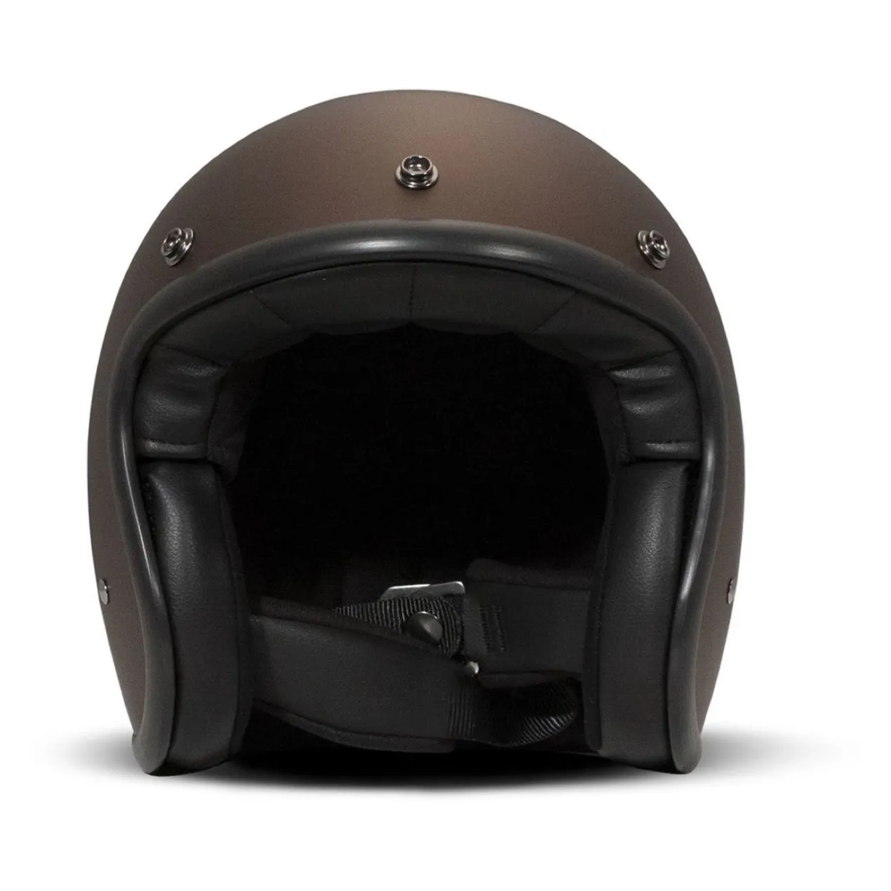 Casco Jet Dmd Retro Mono Caffè
