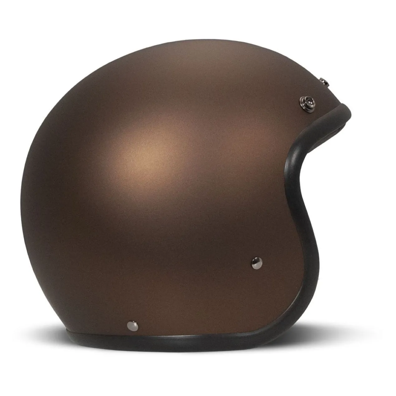 Casco Jet Dmd Retro Mono Caffè
