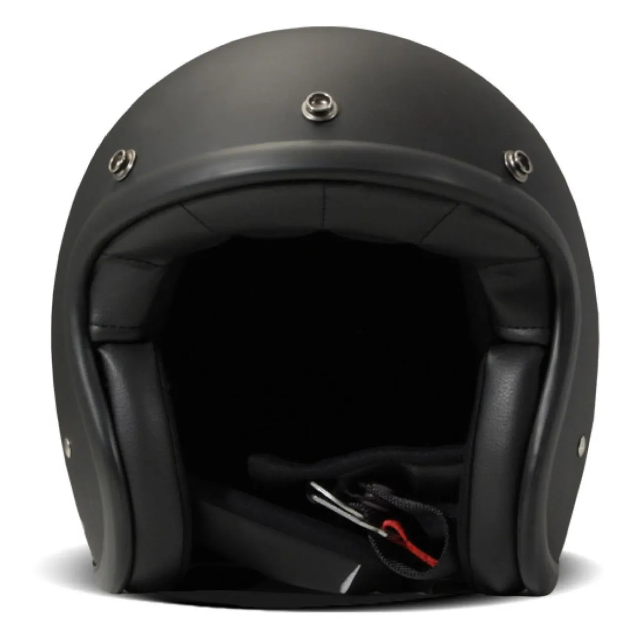 Casco Jet Dmd Retro Mono Matt Black