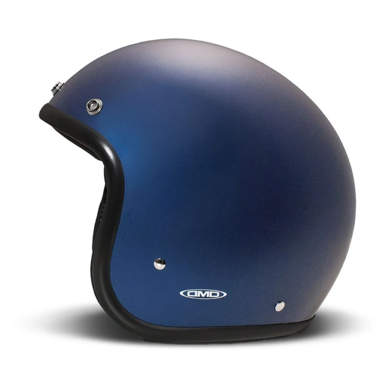 Casco Jet Dmd Retro Mono Matt Deep Blue