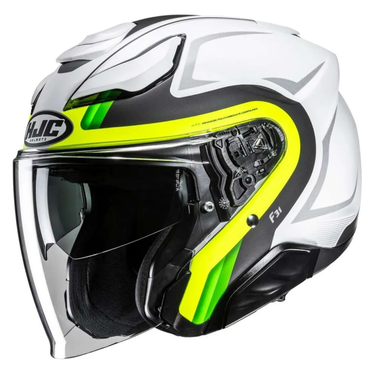 Casco Jet Hjc F31 Bask Mc3hsf