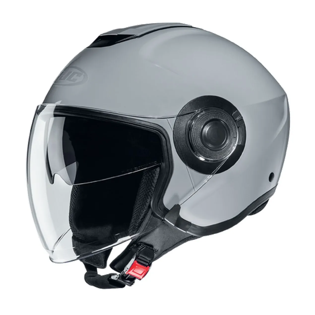 Casco Jet Hjc i40N Solid Nardo Grey