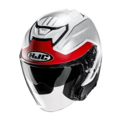 Casco Jet Hjc I31 Tevis Mc1sf Bianco Rosso