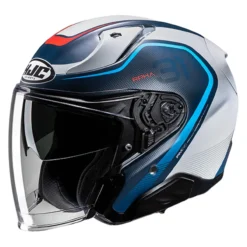 Casco Jet Hjc Rpha31 Kouv White Blue Red