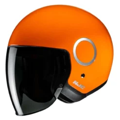 Casco Jet Hjc Rpha40 Solid Orange Tramonto