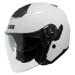 Casco Jet In Fibra Ixs 92 Fg 1.0 Parasole Integrato Bianco