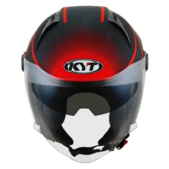 Casco Jet Kyt D-city Colorful Matt Red