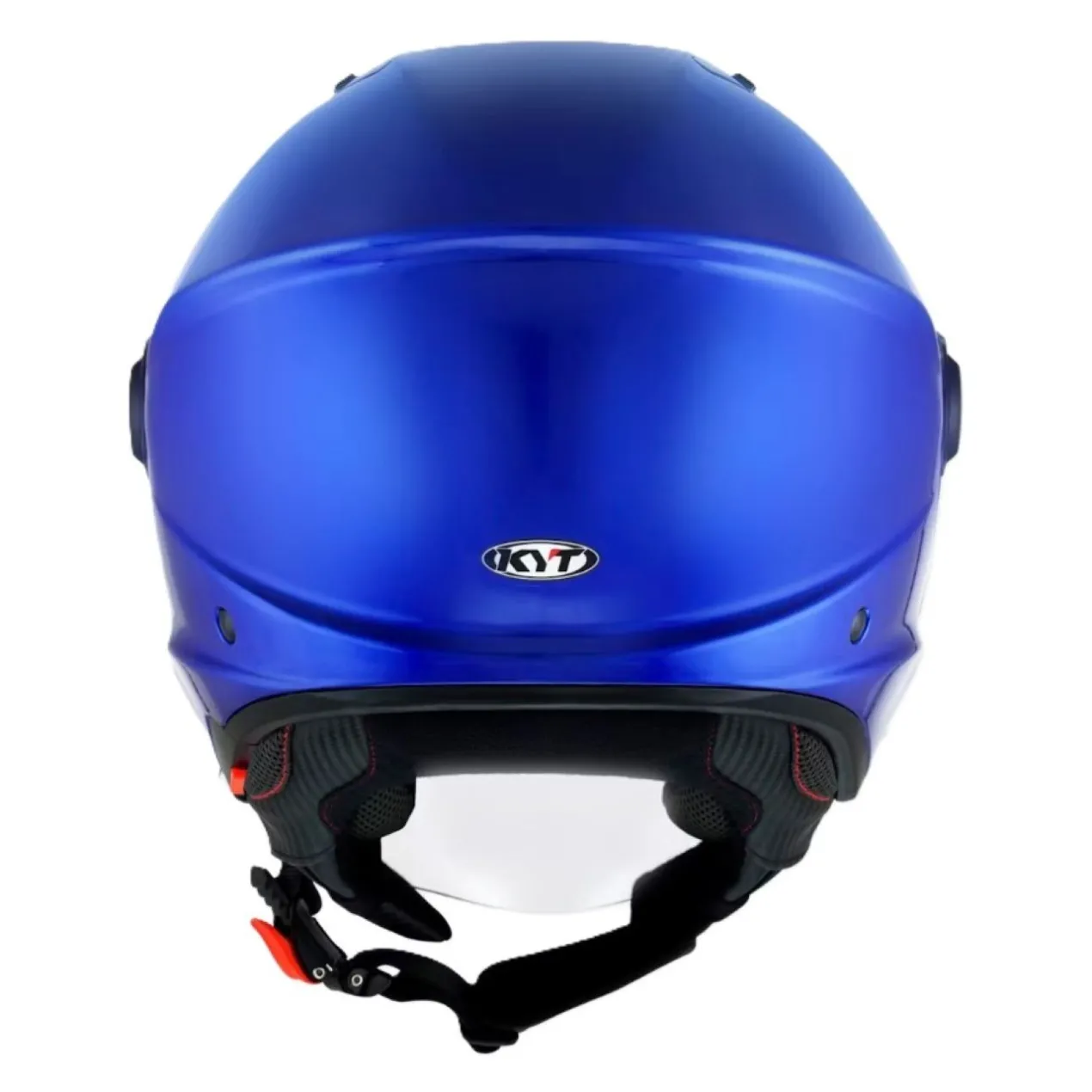 Casco Jet Kyt D-city Plain Blue Metal