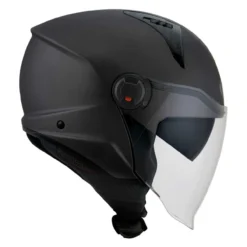 Casco Jet Kyt D-city Plain Matt Gun Metal