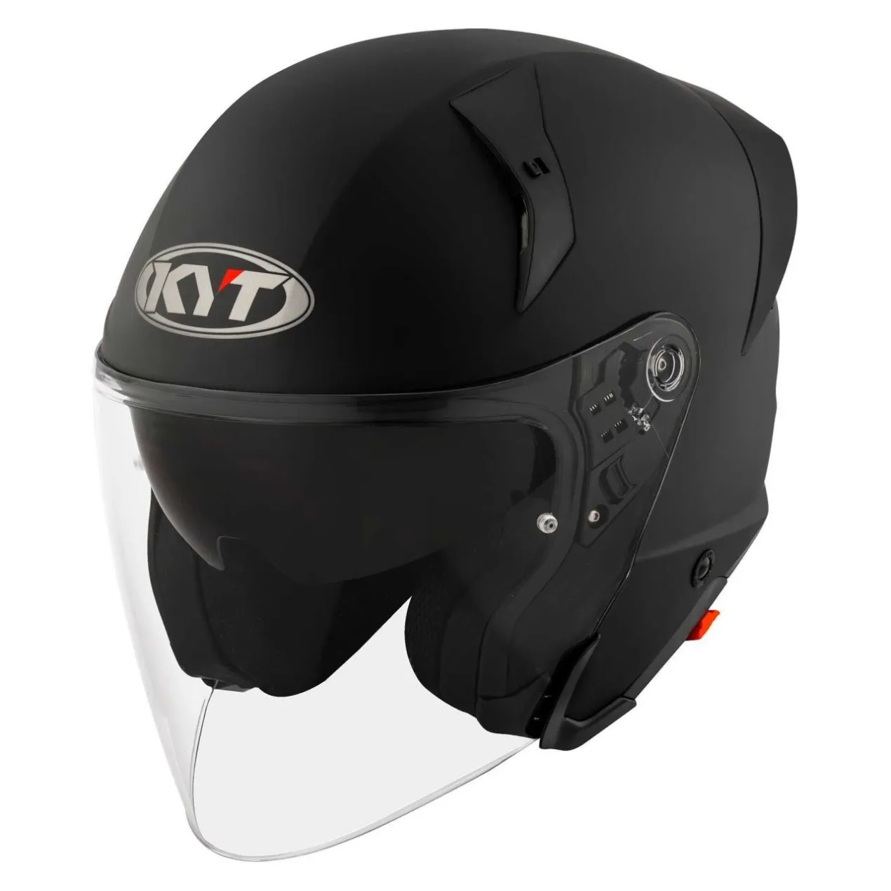 Casco Jet Kyt Ttr-jet Plain Matt Black