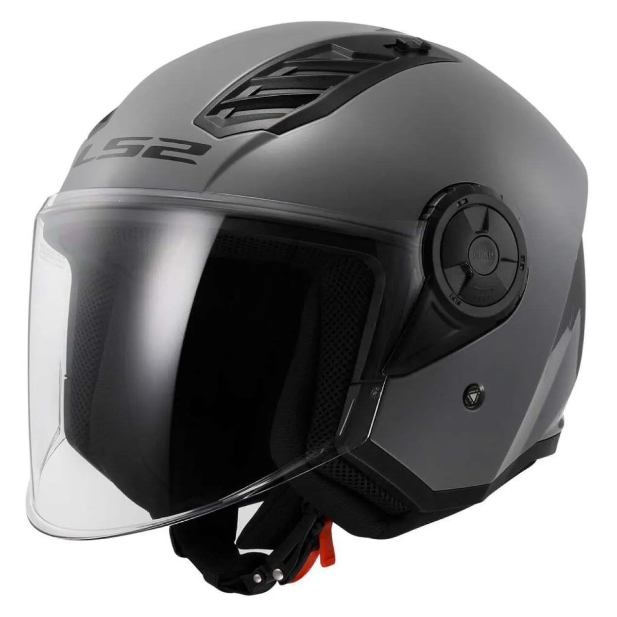 Casco Jet Ls2 Of616 Airflow II Solid Nardo Grey
