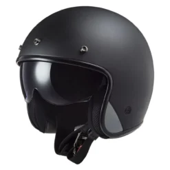 Casco Jet Ls2 Of601 Bob II Solid Matt Black