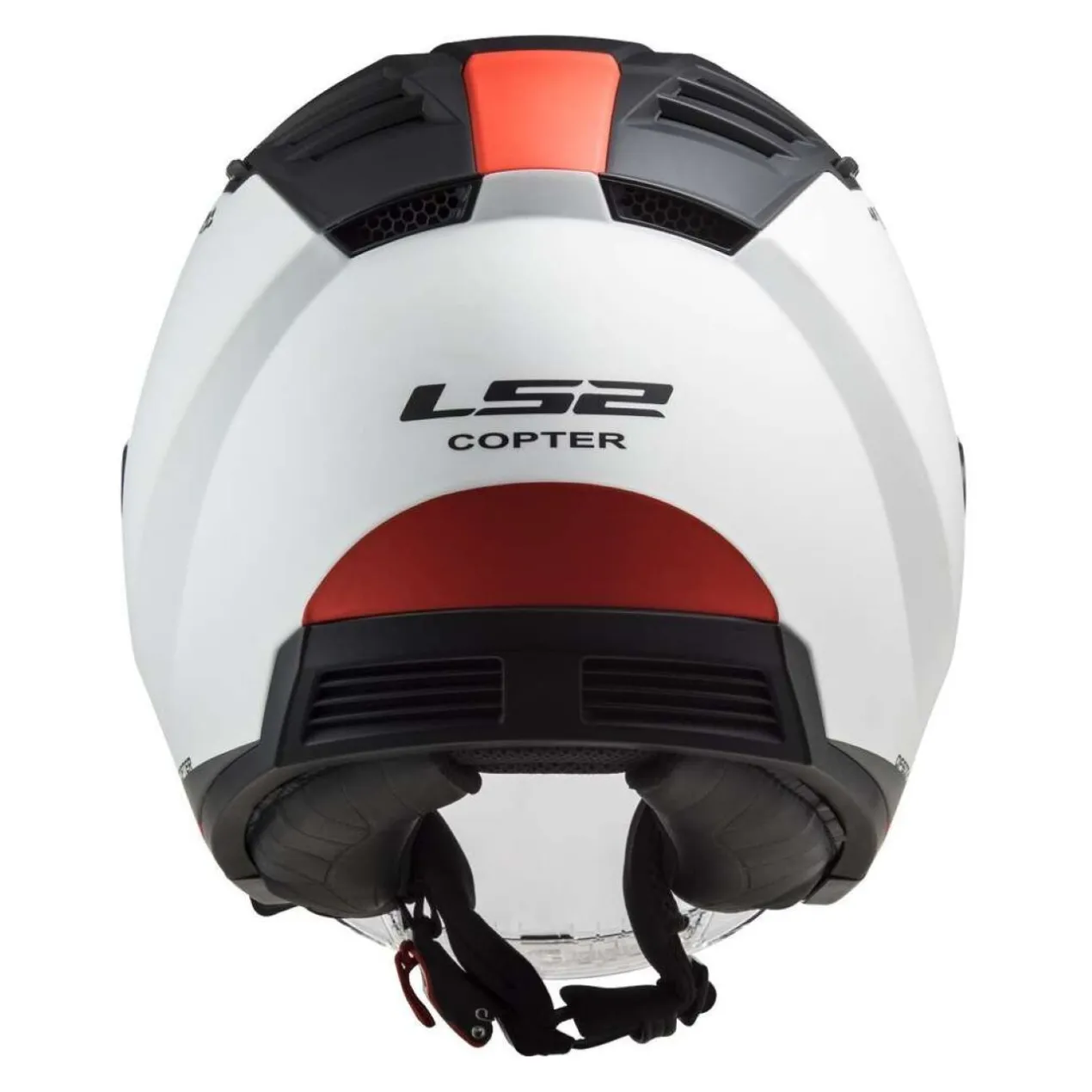 Casco Jet Ls2 Of600 Copter II Urbane M.white Red