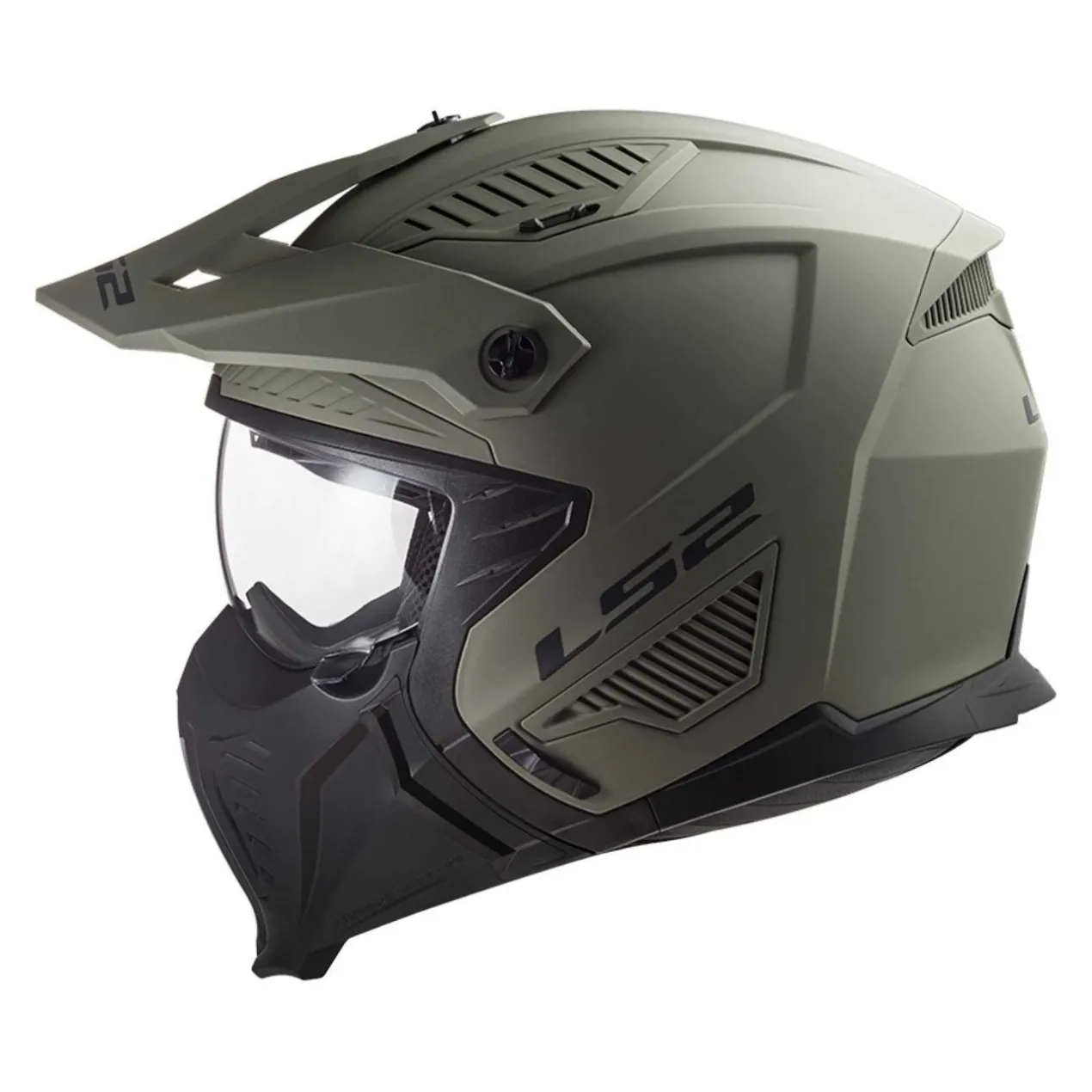 Casco Jet Ls2 Of606 Drifter Solid Matt Sand Olive