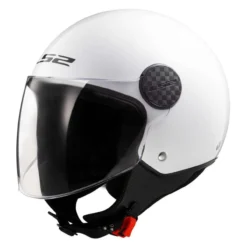 Casco Jet Ls2 Of558 Sphere II Solid Gloss White
