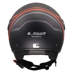 Casco Jet Ls2 Of558 Sphere Lux II Minim Black Red