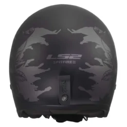 Casco Jet Ls2 Of599 Spitfire II Willy Black Grey