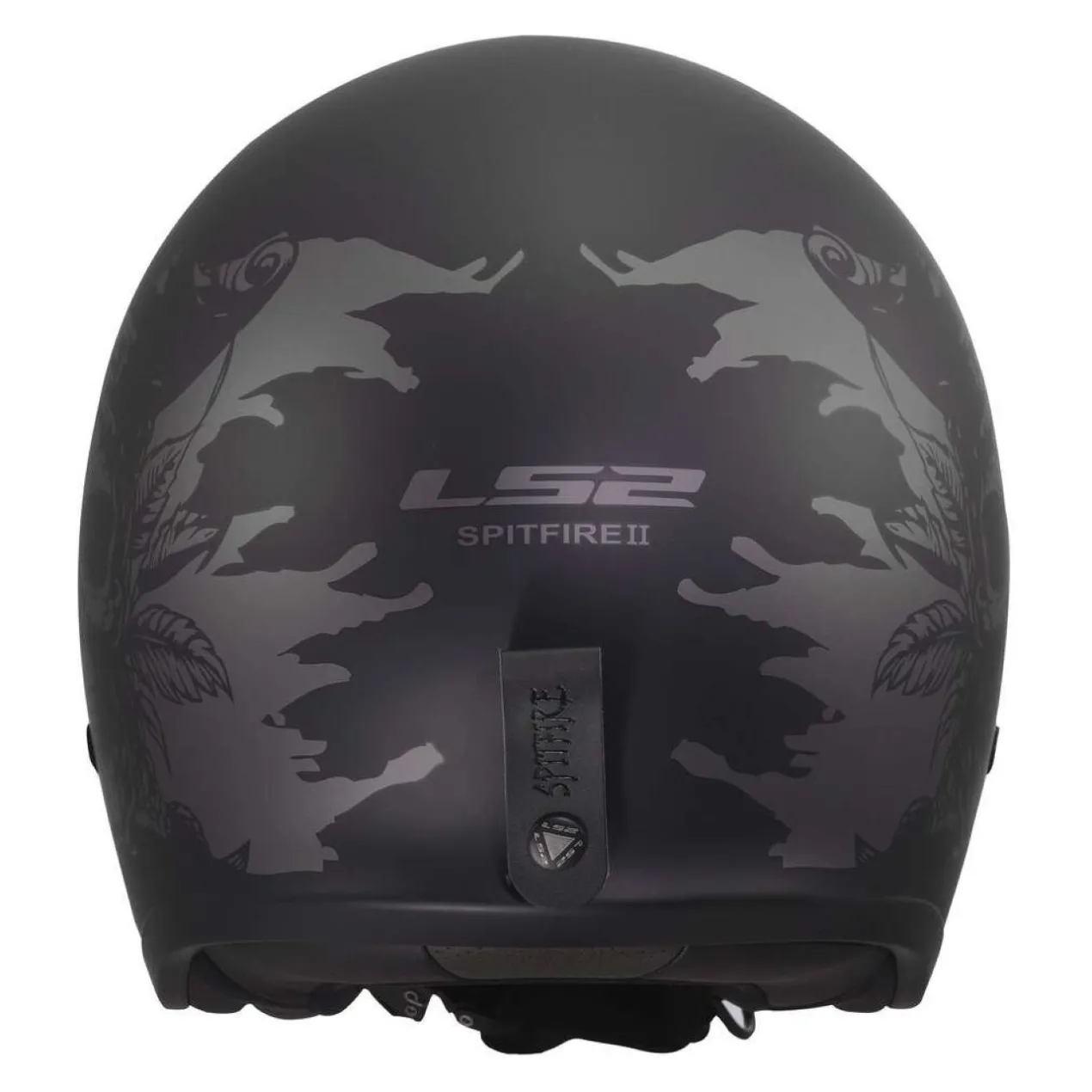 Casco Jet Ls2 Of599 Spitfire II Willy Black Grey