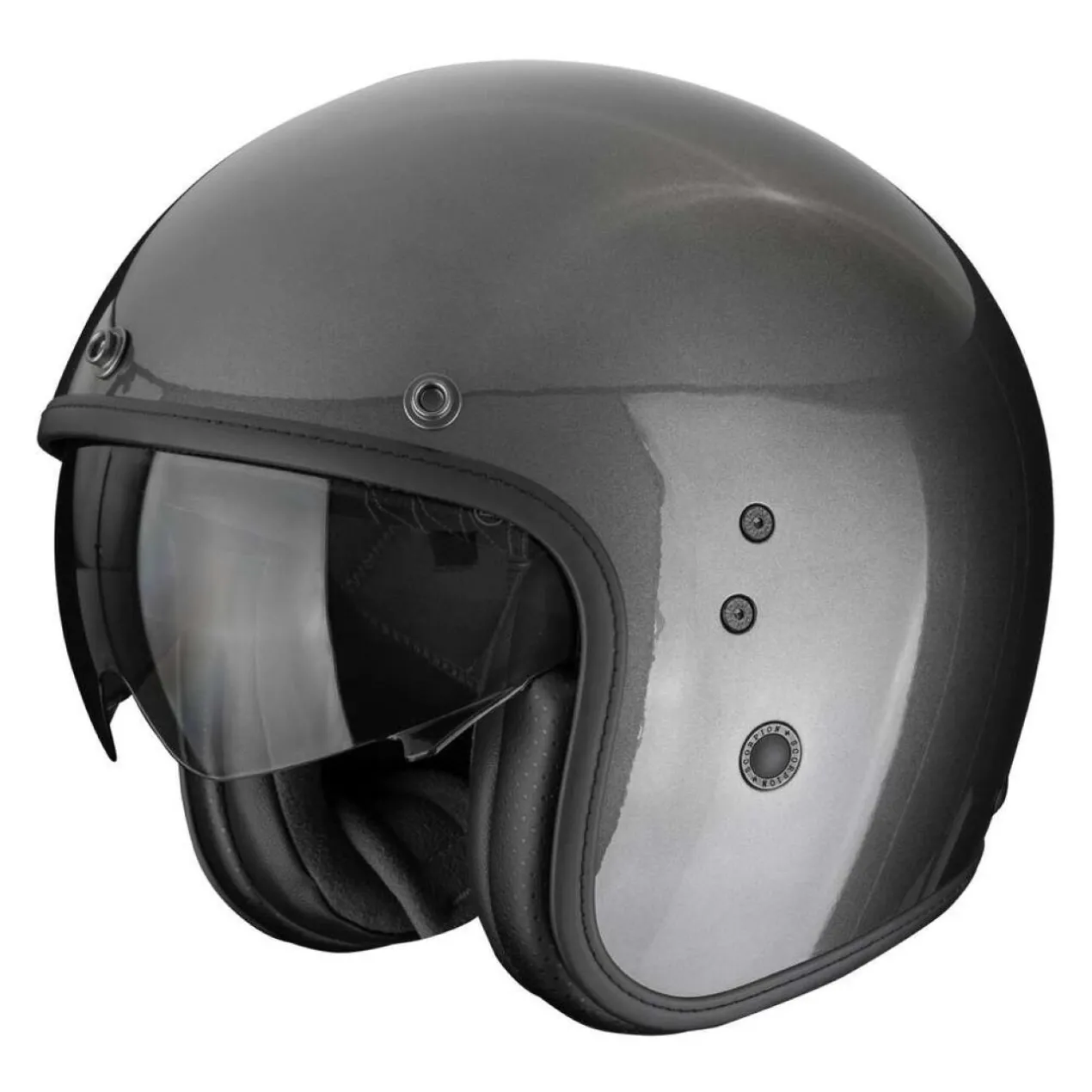 Casco Jet Scorpion Belfast Evo Grigio Metallizzato