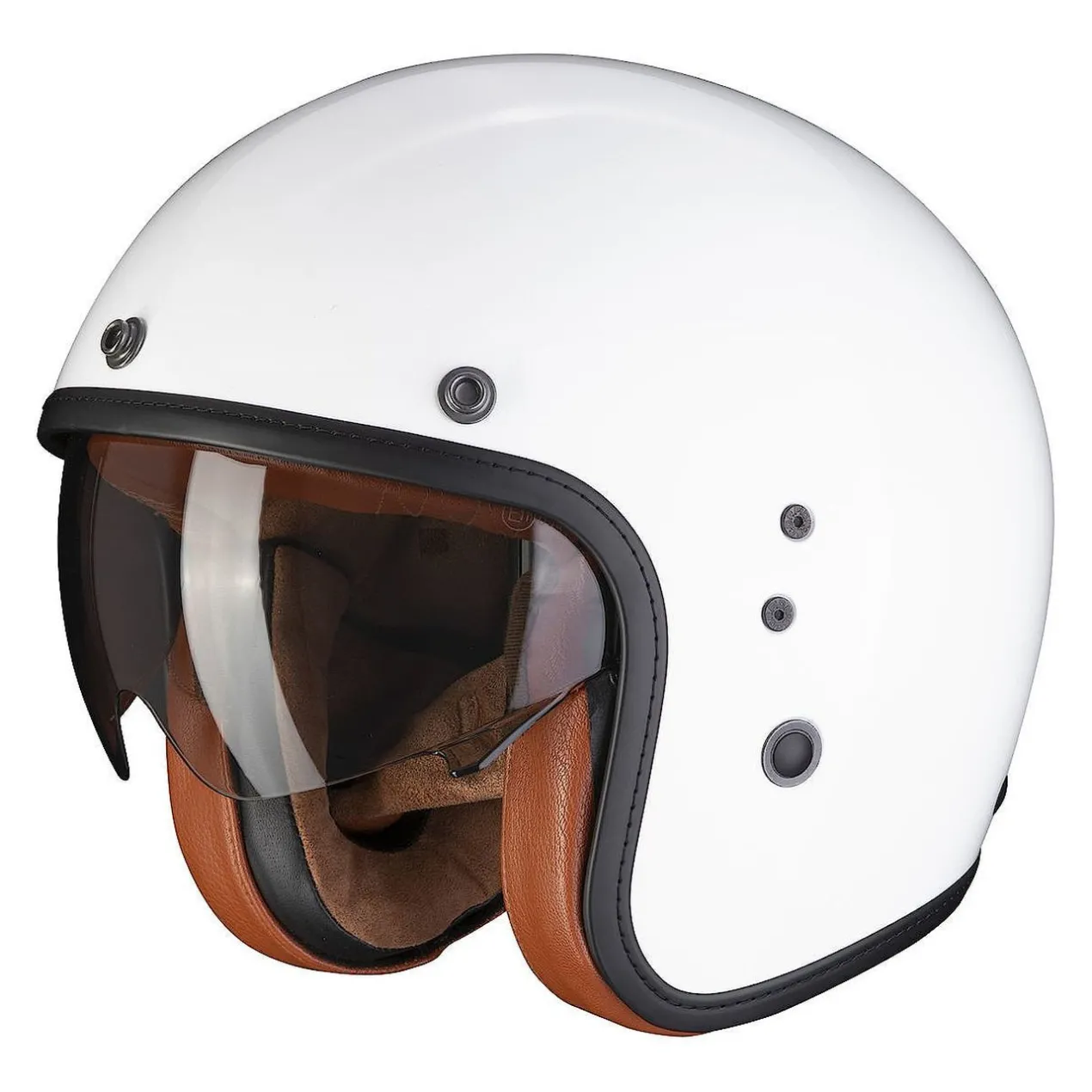 Casco Jet Scorpion Belfast Evouxe White