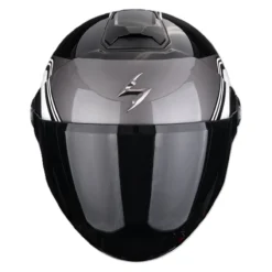 Casco Jet Scorpion Exo-city II Vita Metallo Nero Bianco
