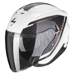 Casco Jet Scorpion Exo-230 Fenix Pearl White Black