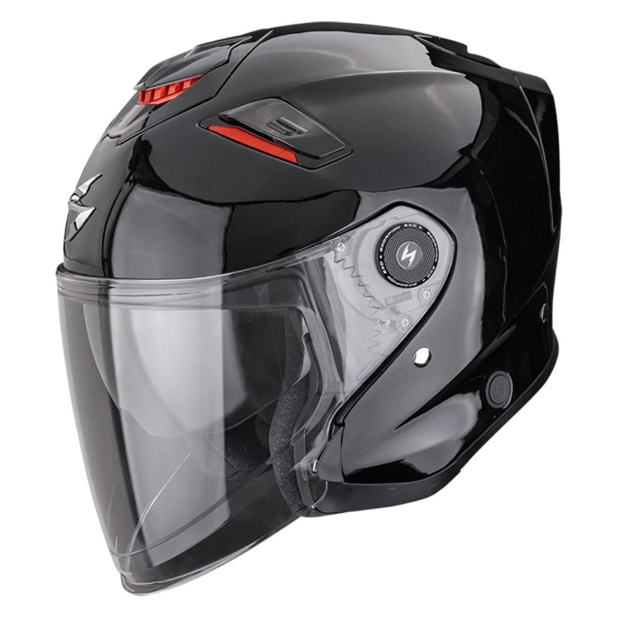Casco Jet Scorpion Exo-gt Jet Nero Metallizzato