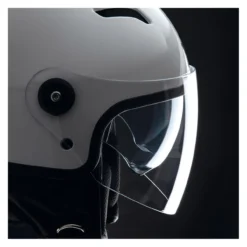 Casco Jet Tucano Urbano El Top Bianco Ghiaccio Luci