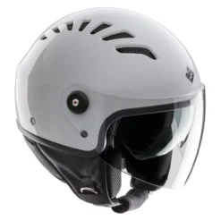Casco Jet Tucano Urbano El Top Bianco Ghiaccio Luci