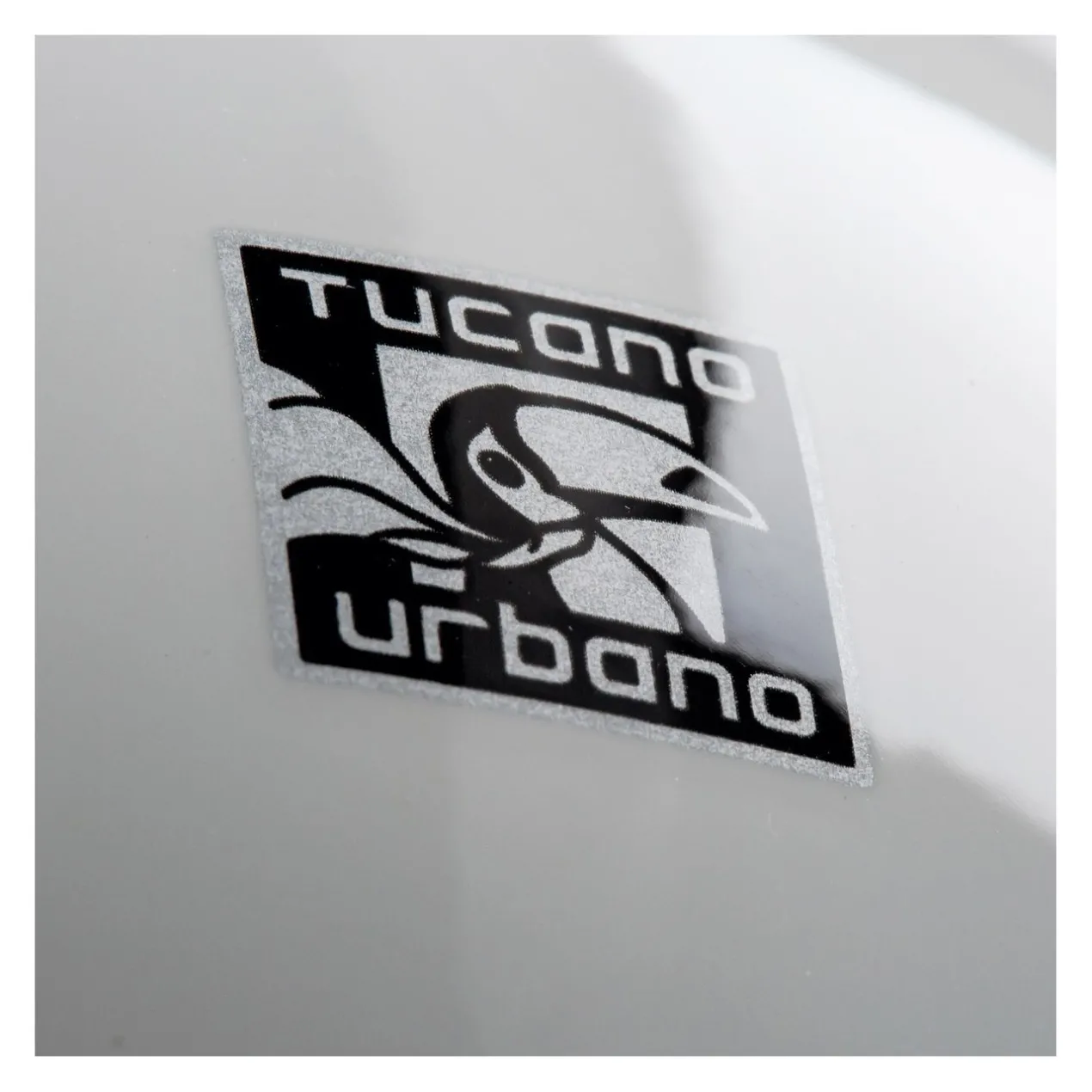 Casco Jet Tucano Urbano El Top Bianco Ghiaccio Luci