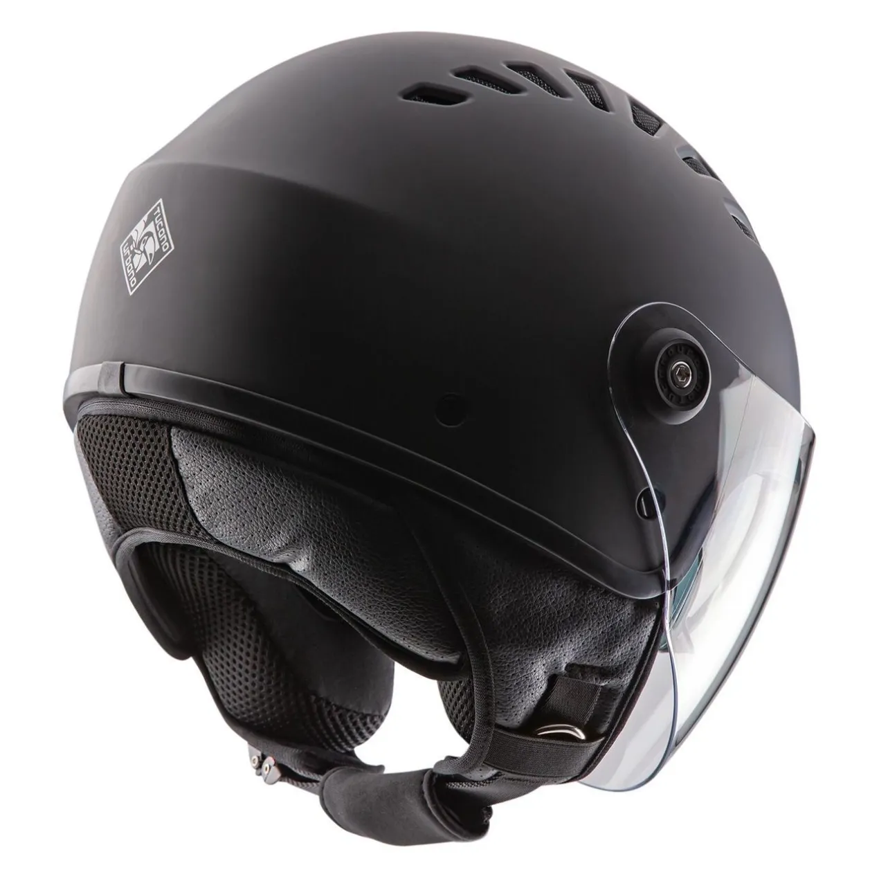 Casco Jet Tucano Urbano El Top Grigio Carbone Opaco