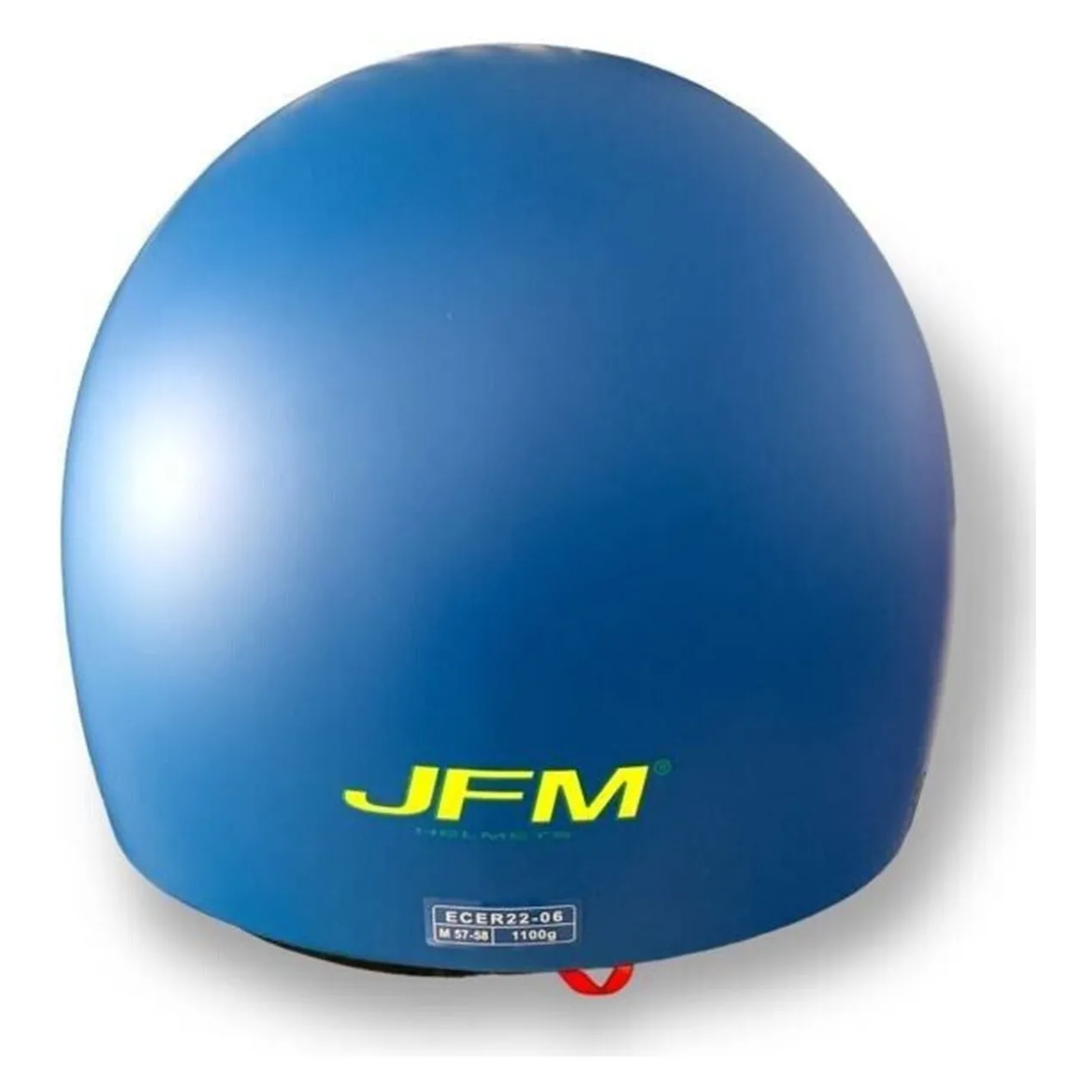 Casco Jfm Demi Jet Monocolore Blu Opaco