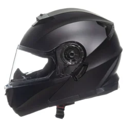 Casco Jfm Flip-up Apribile Doppia Visiera Nero Opaco