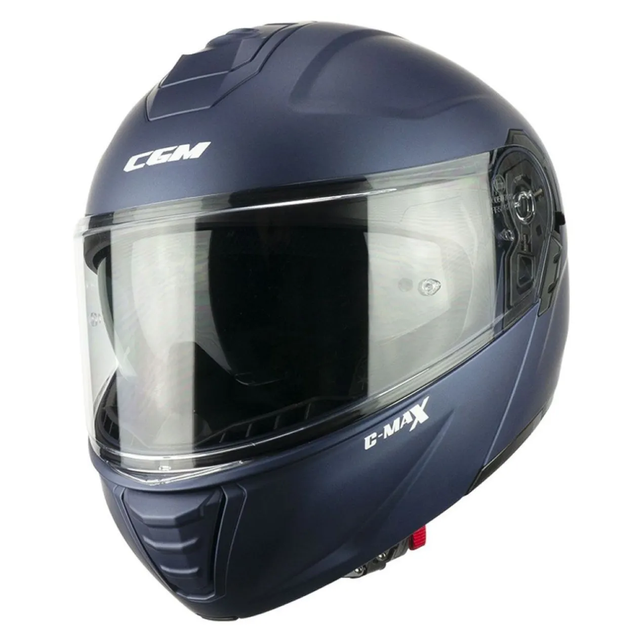 Casco Modulare Cgm 569a C-max Mono Blu Satinato