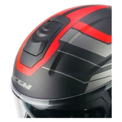 Casco Modulare Cgm 569g C-max City Nero Rosso Opaco