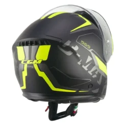 Casco Modulare Cgm 569g C-max City Nero Giallo Fluo Opa